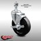 Service Caster 5 Inch SS Soft Rubber Wheel Swivel 1/2 Inch Threaded Stem Caster with Brake SCC SCC-SSTS20S514-SRS-TLB-121315 - alternate 1